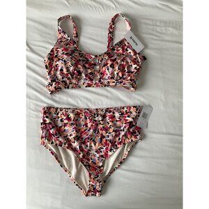 Hurley Moderate Coverage 2-Piece BikiniPlus size 1X, New